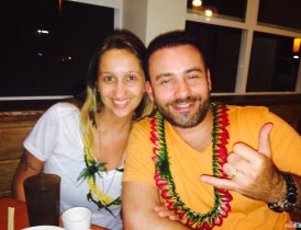 Primeiro “momento família” da viagem Primeiro “momento família” da viagem